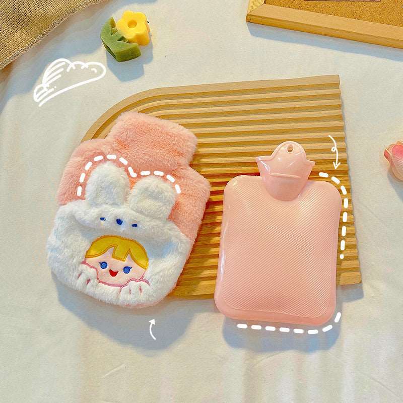 Cartoon Plush Hot Pack Portable Cute Warm Water Bag