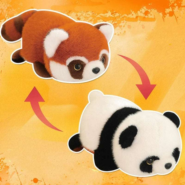 Reversible Plush Toy - Red Fox to Panda