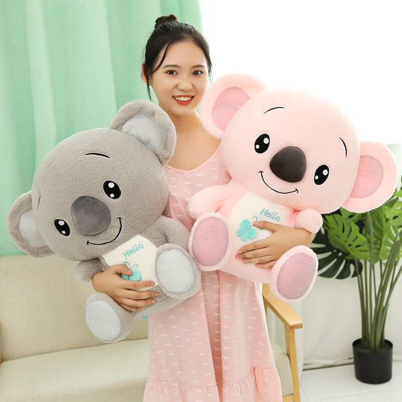 Color Options - Soft Grey and Delicate Pink Koala Plush Toys