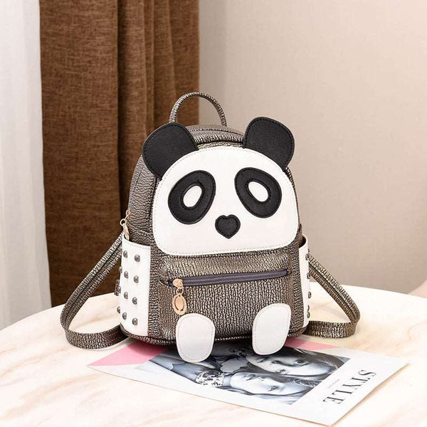 Cool Cartoon Panda Backpack for Girls