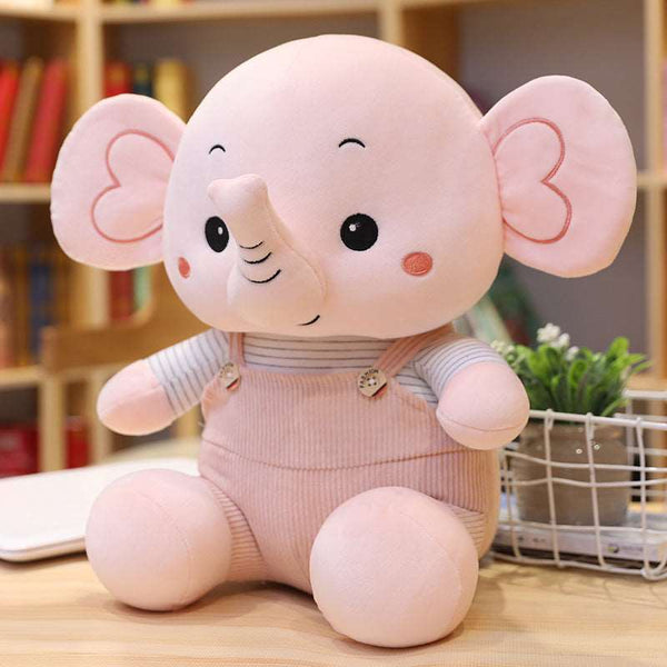 Dressed-Up Baby Elephant Soft Toy