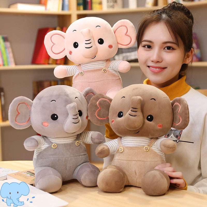 Dressed-Up Baby Elephant Soft Toy