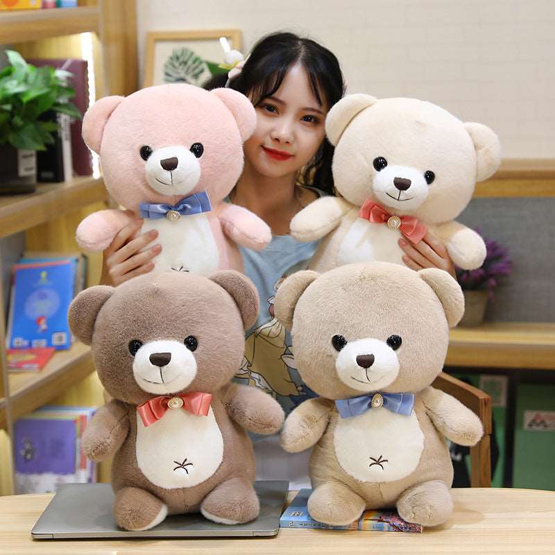 Cute Bow Tie Teddy Bear Plush Toy