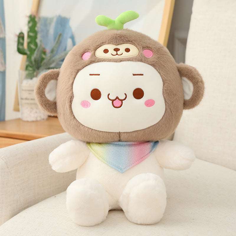 Monkey Style Plush Doll Pillow - 25 cm Size