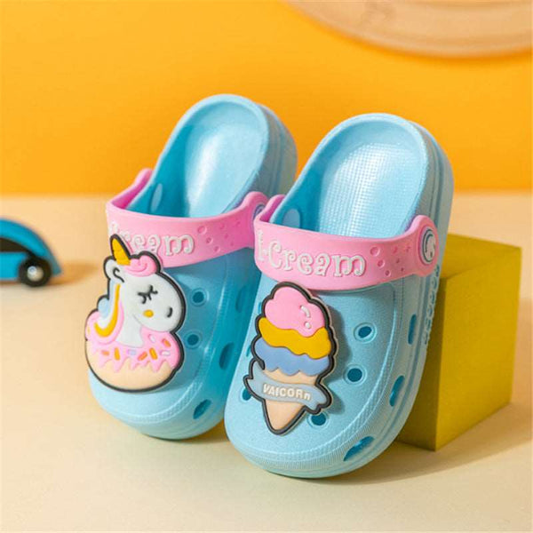 Children's Baotou Slippers Cute Cartoon Indoor Soft Sole Anti Slip