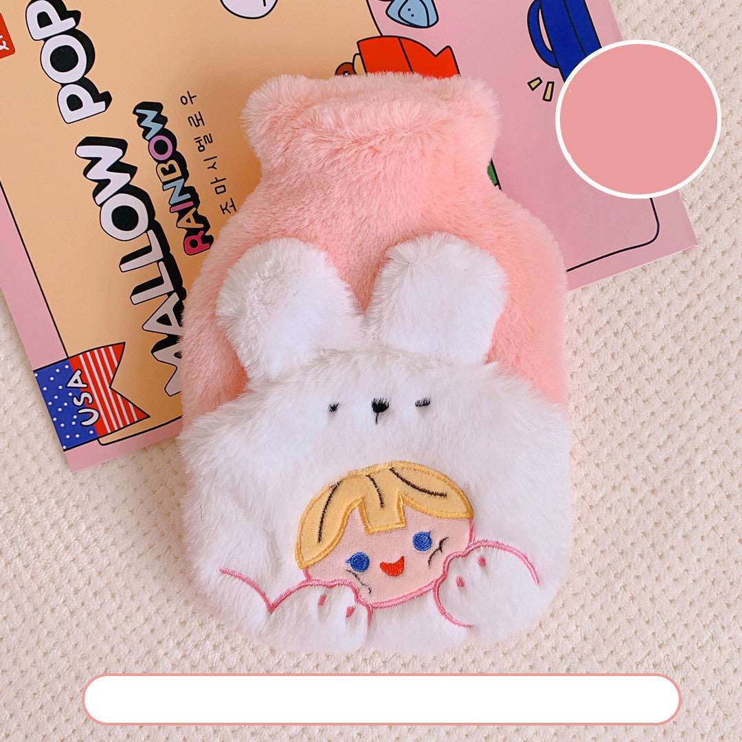 Cartoon Plush Hot Pack Portable Cute Warm Water Bag