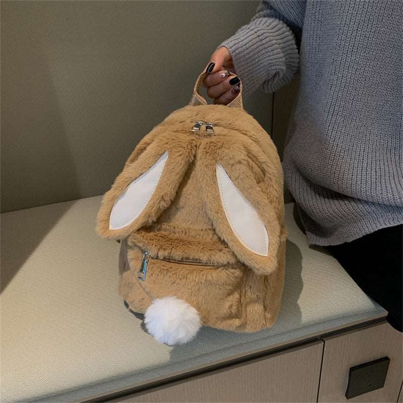 Adorable Rabbit Ears Mini Backpack for Trendy Girls