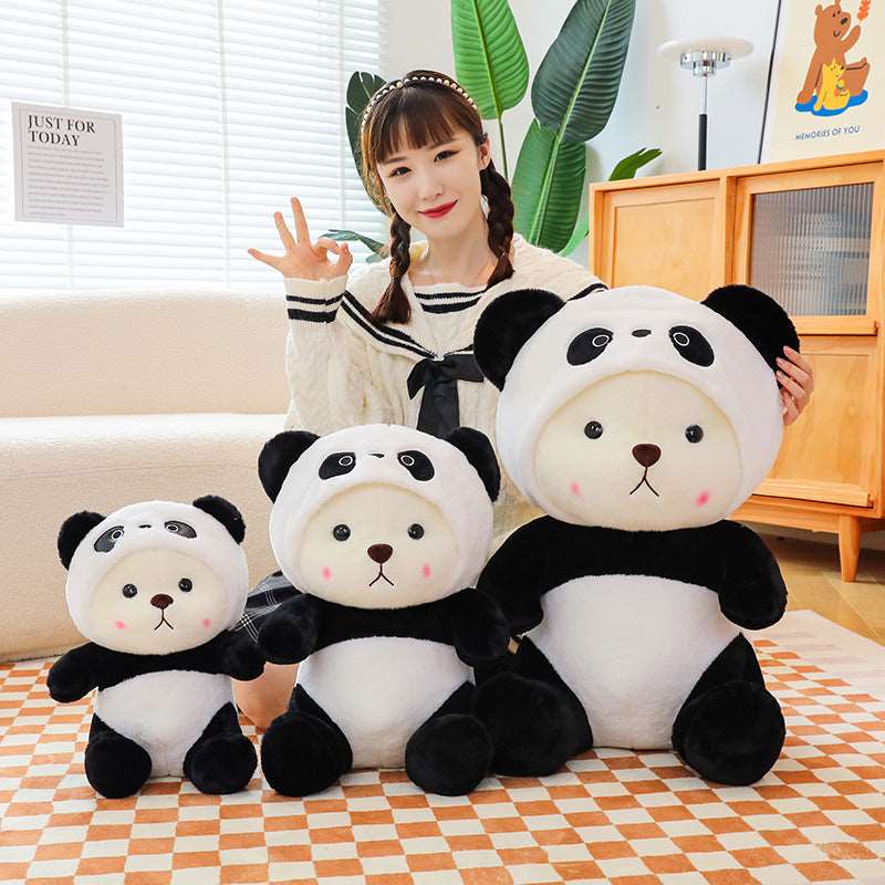 Giant Panda Teddy Plush Toy - Transforming Little Bear