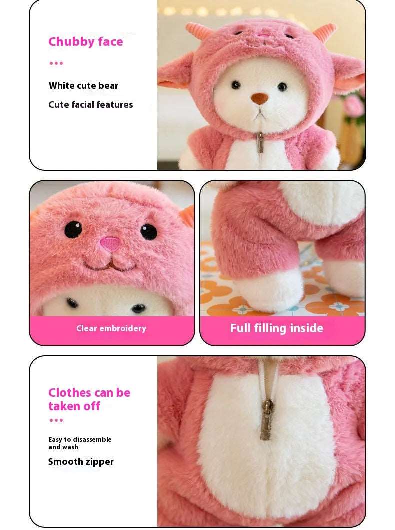 Hoodie Hugger: The Easy-Care Teddy Bear