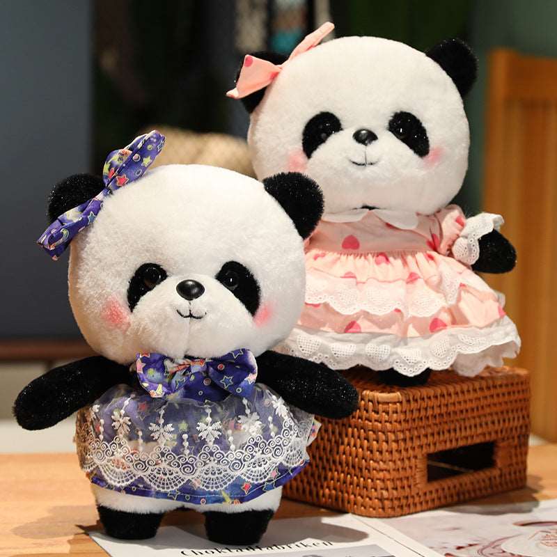 Adorable Princess Panda Plush Soft Toy