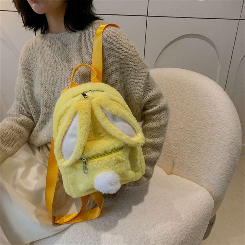 Adorable Rabbit Ears Mini Backpack for Trendy Girls