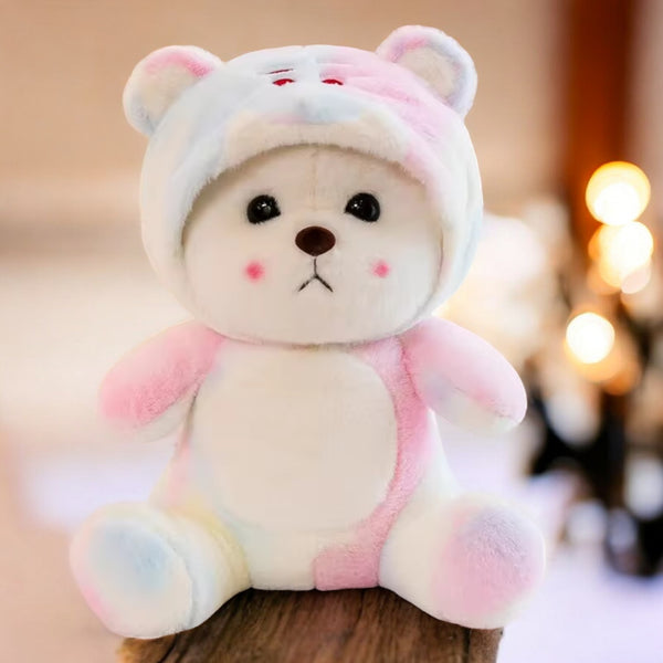 Rainbow Hoodie Teddy Bear - Large 45 CM