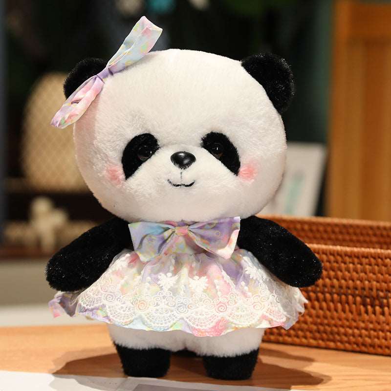 Adorable Princess Panda Plush Soft Toy