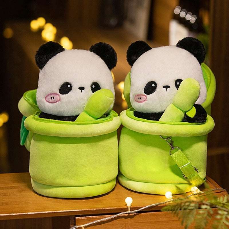 Bear Youcheng Bamboo Cute Backpack Plush Toy