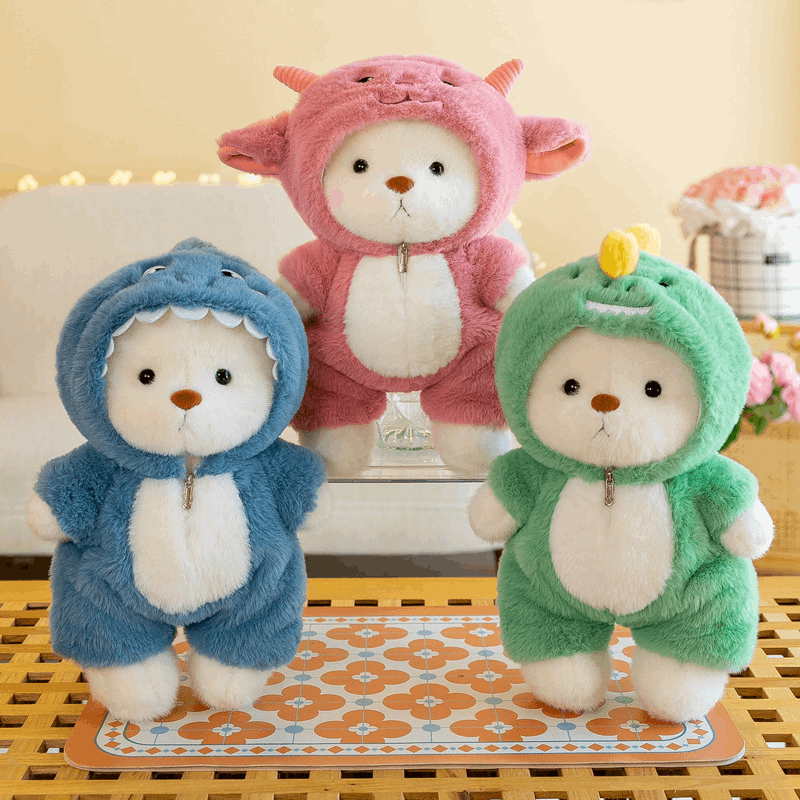 Hoodie Hugger: The Easy-Care Teddy Bear