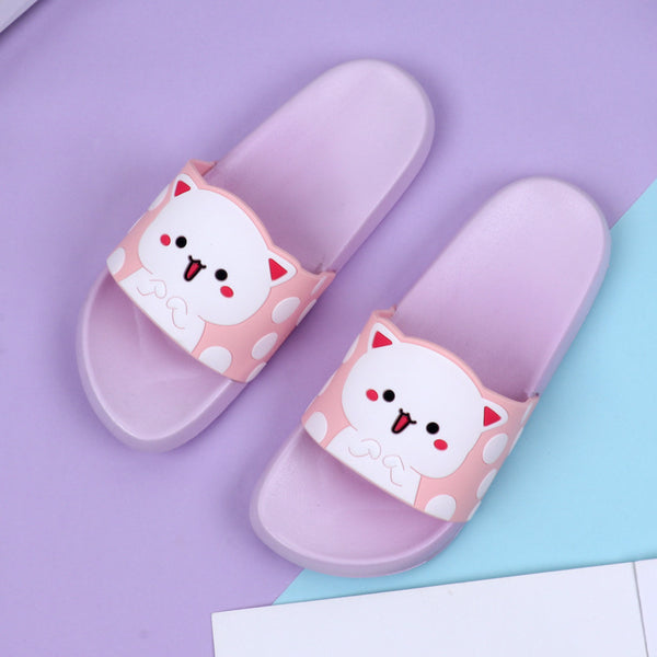 Pawsitively Fun Cat Student Slippers