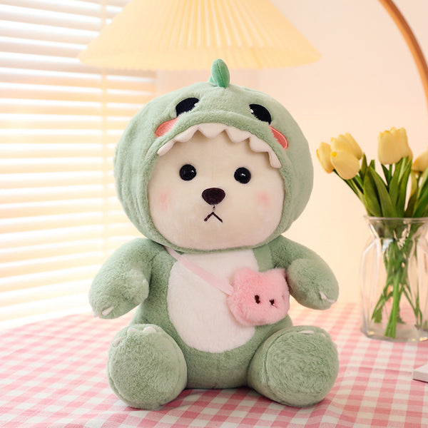 Transforming Lily Bear Dino Soft Toy