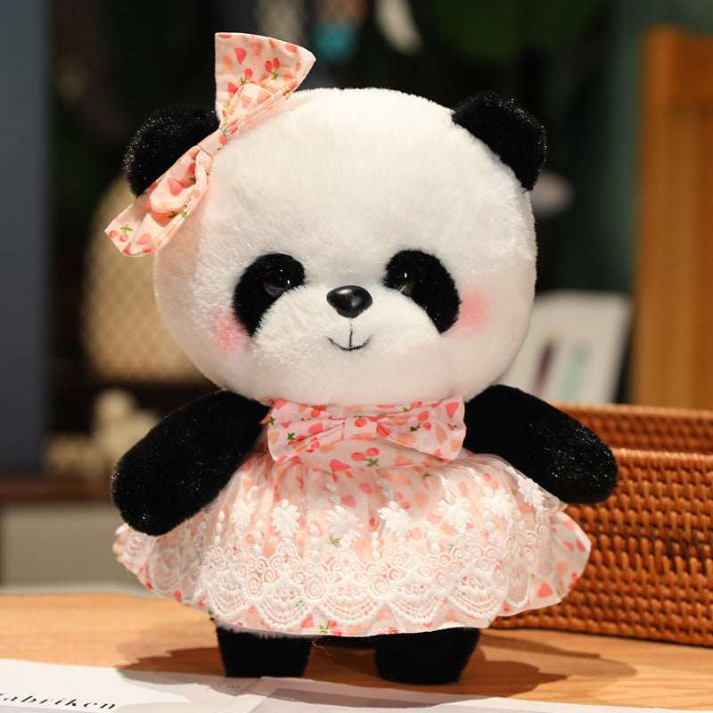 Adorable Princess Panda Plush Soft Toy