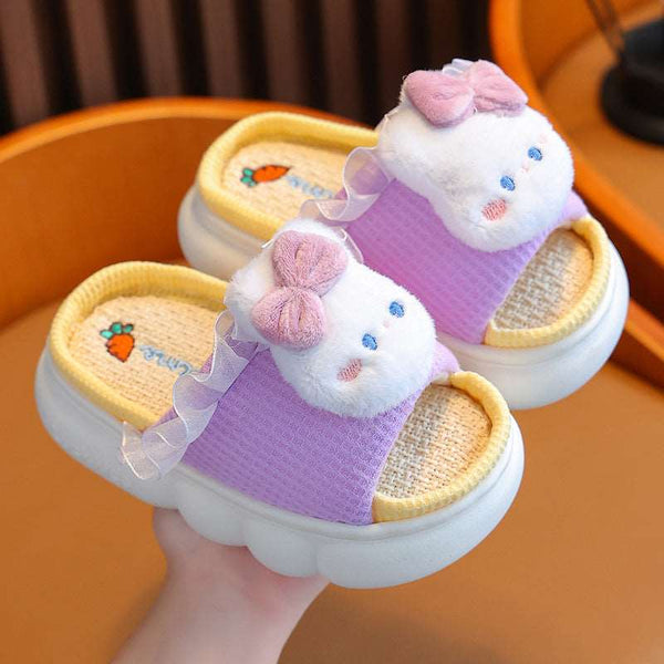 Linen Breathable Baby Cotton Linen Slippers