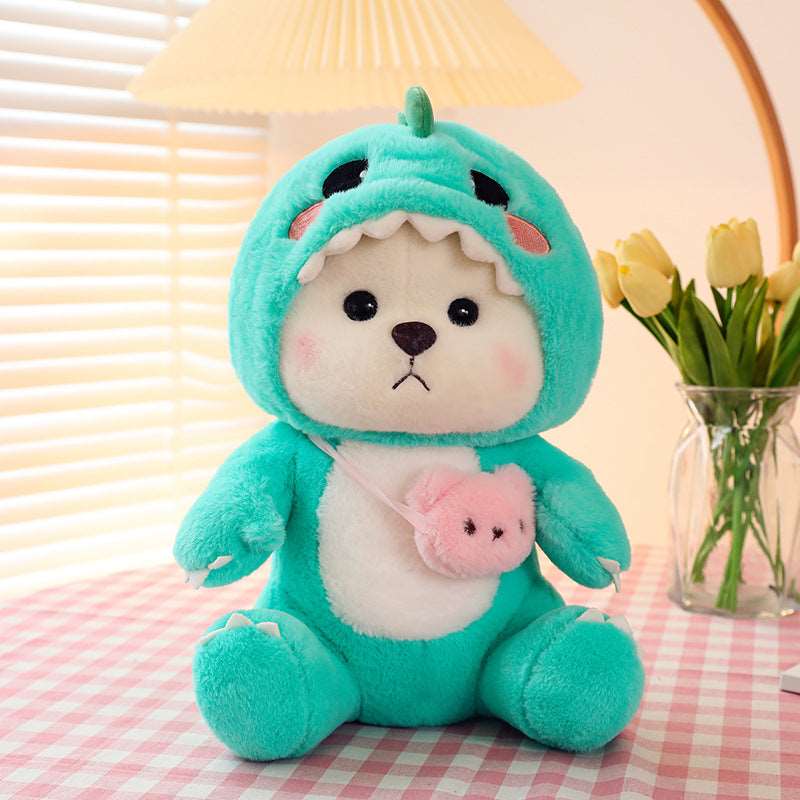 Transforming Lily Bear Dino Soft Toy