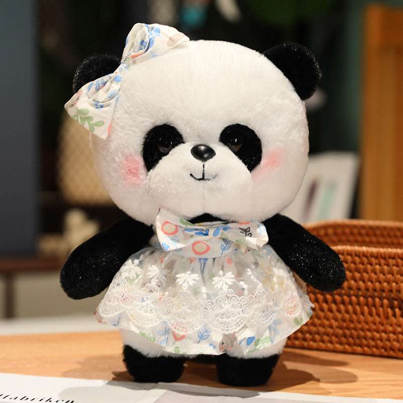 Adorable Princess Panda Plush Soft Toy