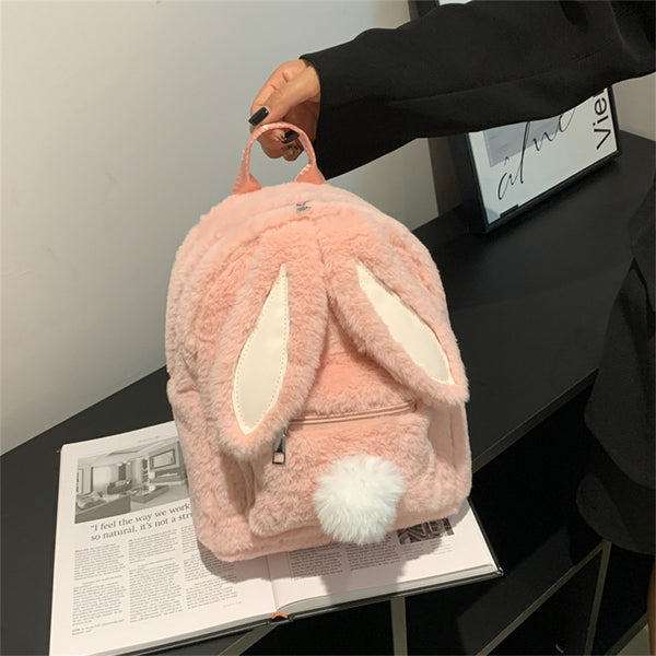 Adorable Rabbit Ears Mini Backpack for Trendy Girls