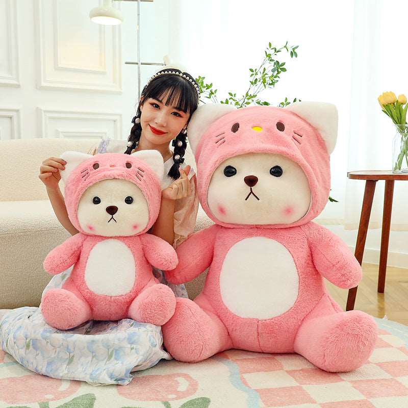 Transform Doll Plush Toys Bear Pillow RiniShoppe