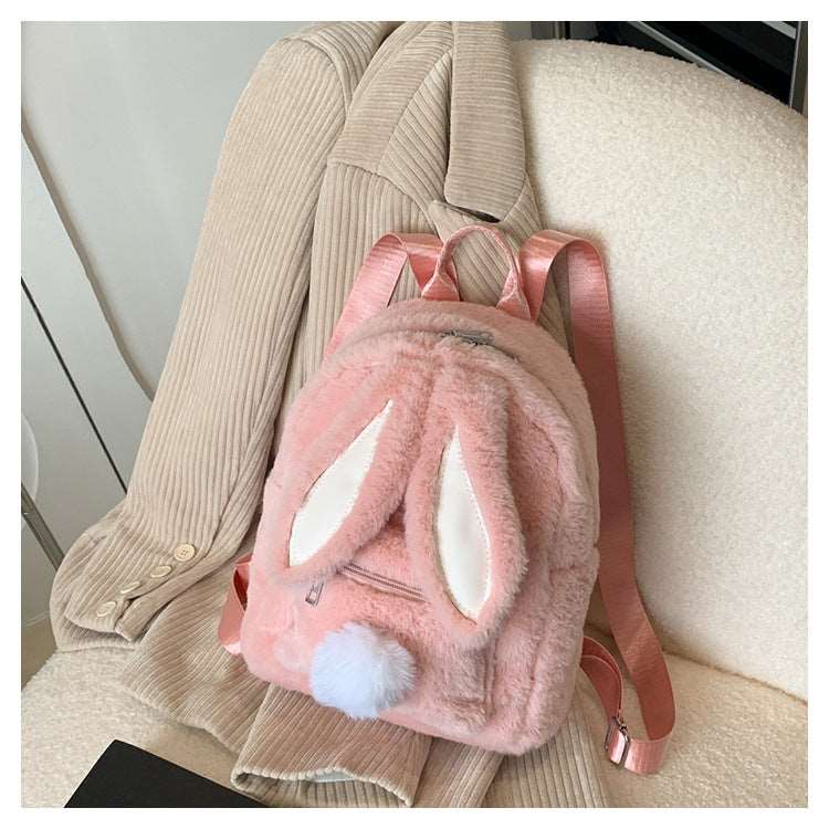 Adorable Rabbit Ears Mini Backpack for Trendy Girls