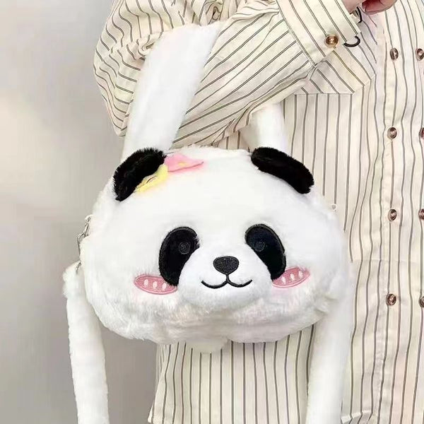 Adorable Panda Plush Shoulder Bag