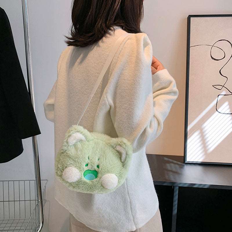 Fun Cartoon Plush Bag for Girls