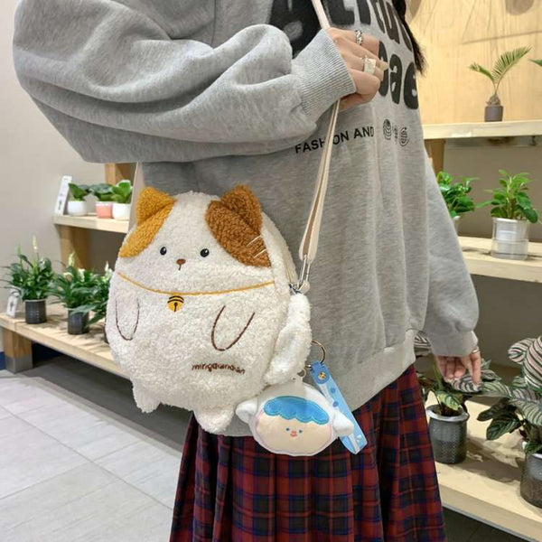 Adorable Plush Shoulder Bag for Stylish Girls