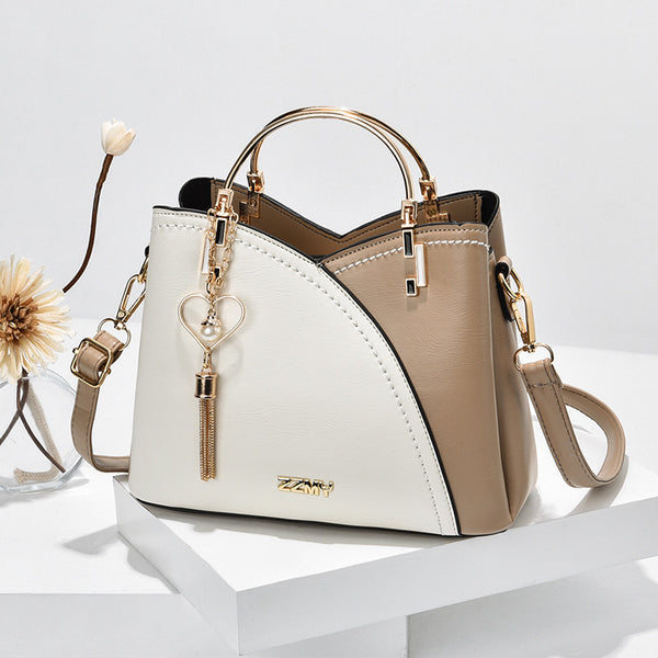 Stylish Color Block Handbag for Ladies: Your Perfect Fashion Accessory