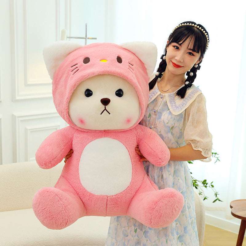 Transform Doll Plush Toys Bear Pillow RiniShoppe