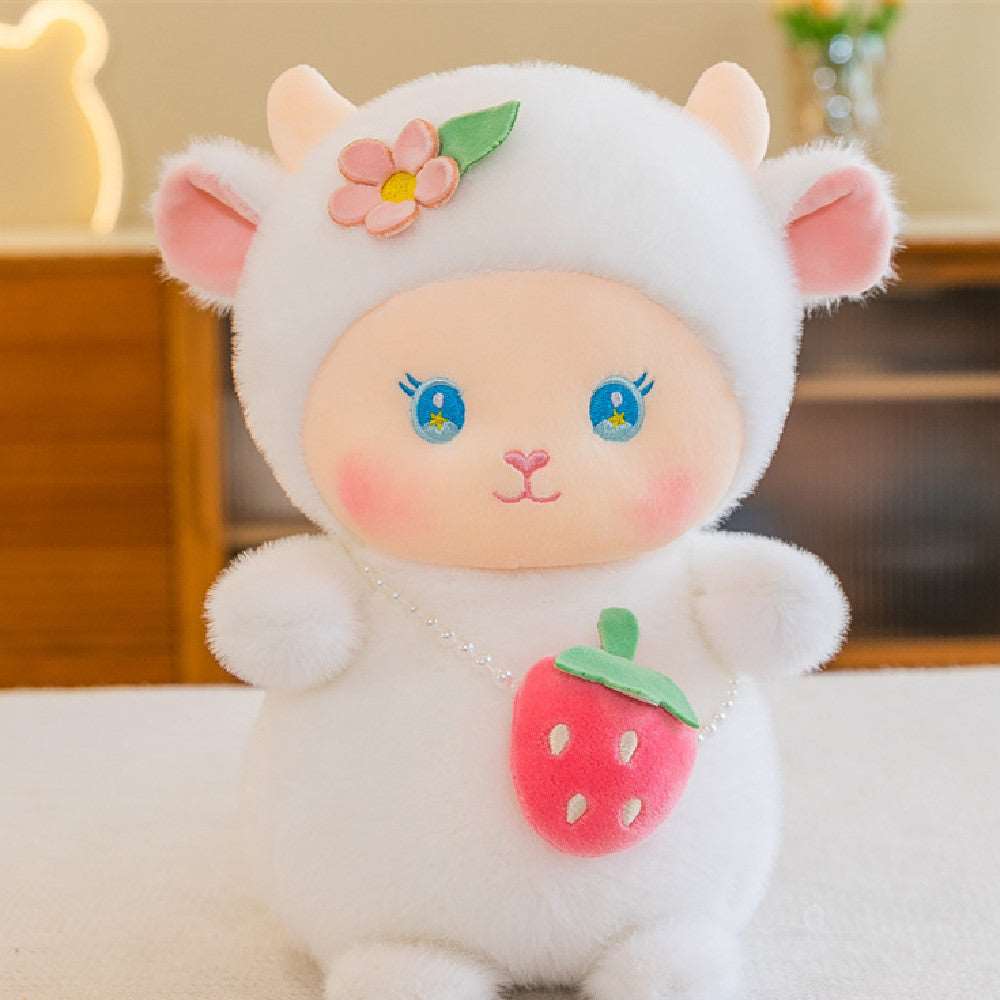 Dreamy Strawberry Lamb Doll