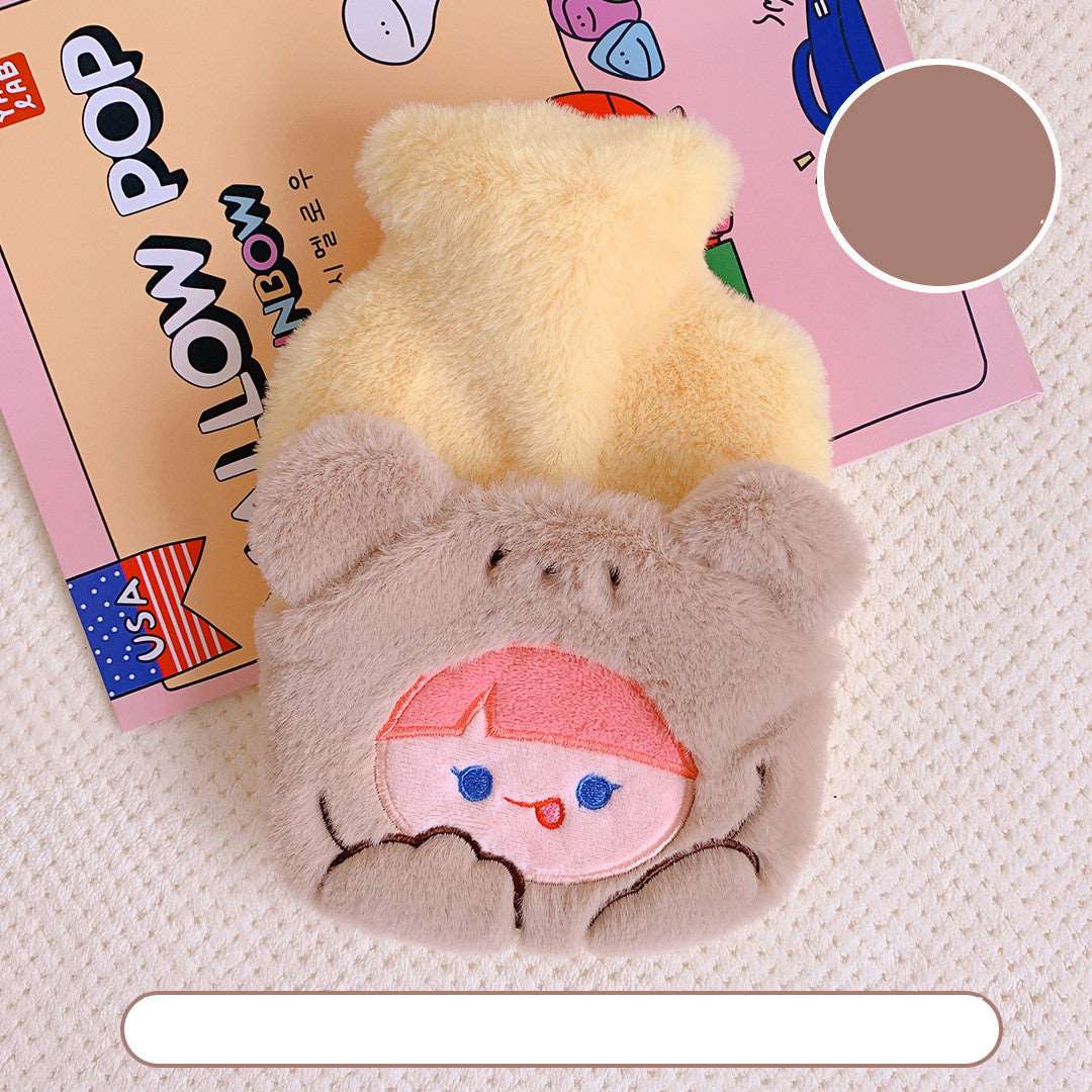 Cartoon Plush Hot Pack Portable Cute Warm Water Bag