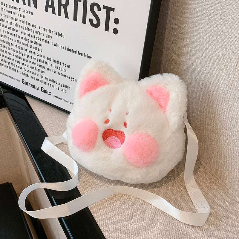 Fun Cartoon Plush Bag for Girls