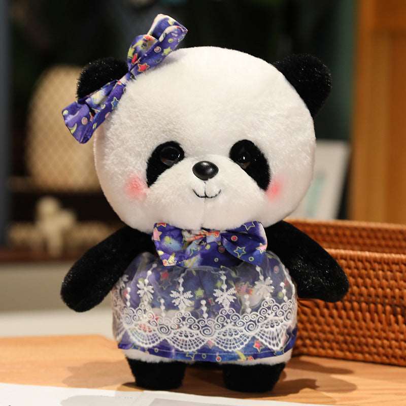 Adorable Princess Panda Plush Soft Toy