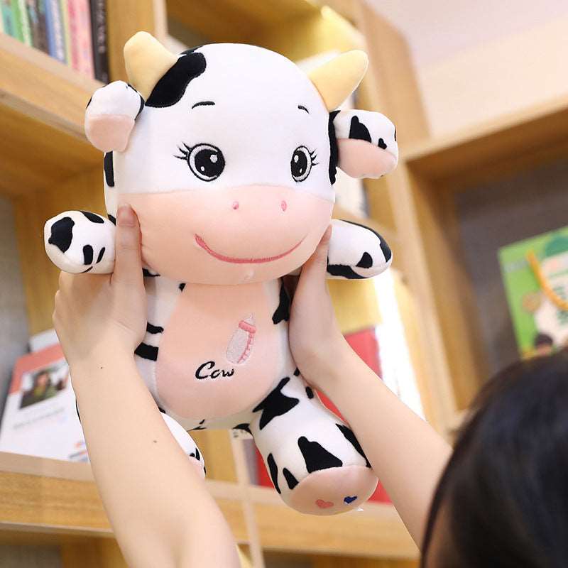 Adorable MengMeng Baby Cow Plush Toy
