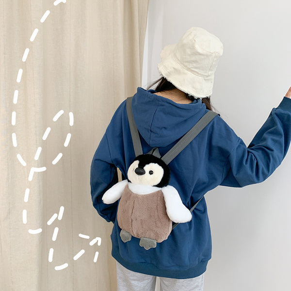 Korean fashion Soft Stylish Penguin Backpack